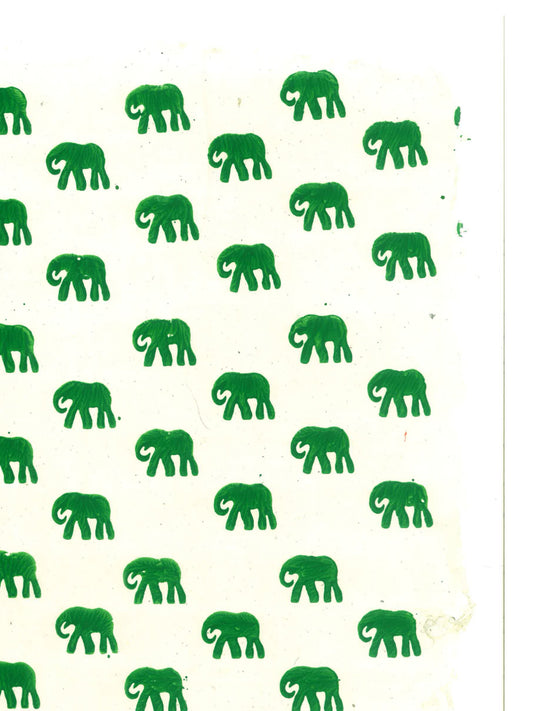 Elephants in Green