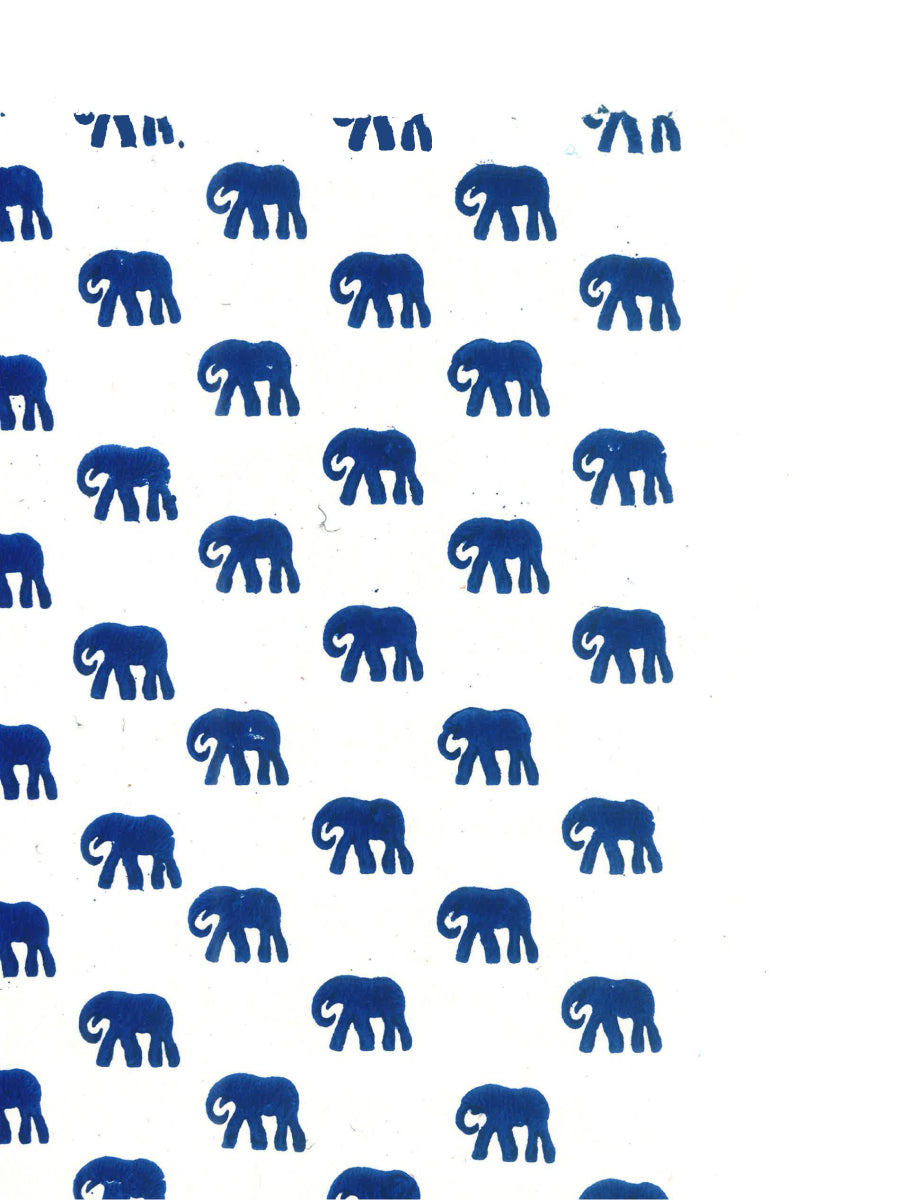 Elephants in Blue