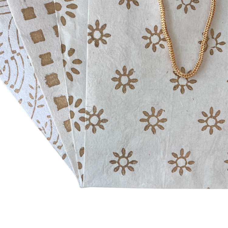 Paper Bag: Golden Prints Assorted