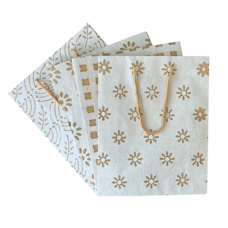 Paper Bag: Golden Prints Assorted