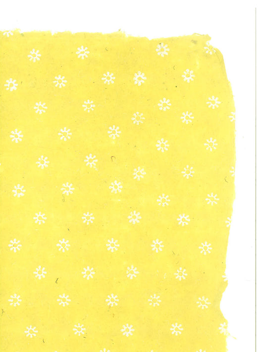 White Flower on Lemon