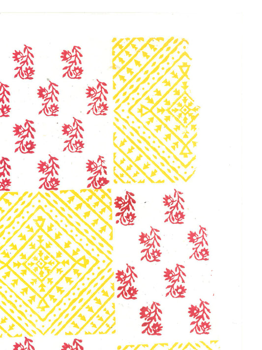 Abstract Square in Yellow